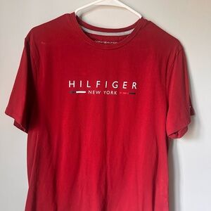 Tommy Hilfiger Bold Red Short Sleeve Tee